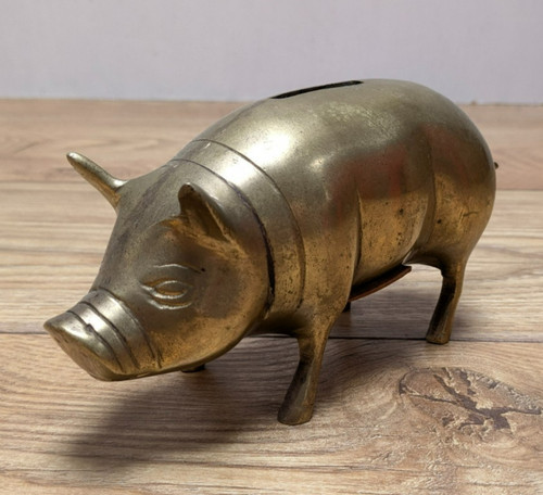 Vintage large 20cm solid brass - large,