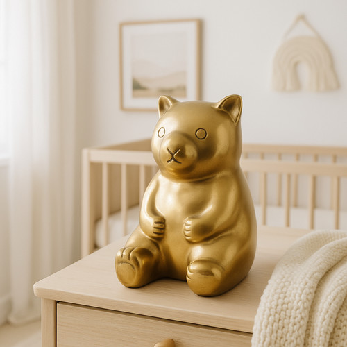 Vtg brass bear - vtg,
